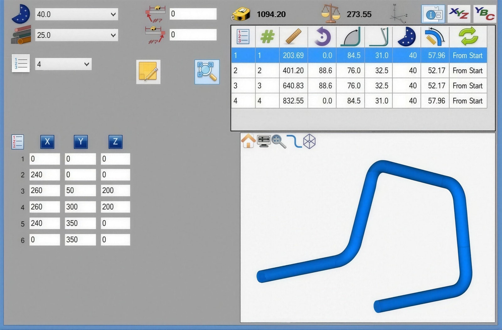 TBS-3D Software-Module – Ansicht 3